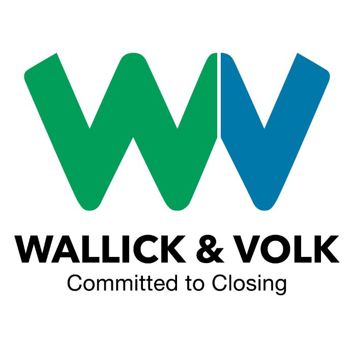 square logo for wallick and volk